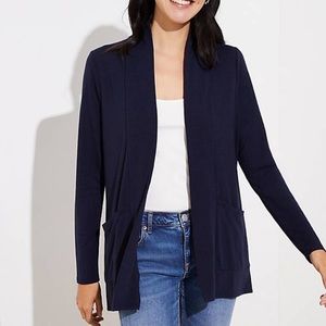 LOFT | Sweaters | Nwot Loft Navy Open 